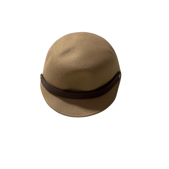 NWT Janie & Jack Tan & Brown Riding Cap Size 2T-3 - Picture 1 of 9